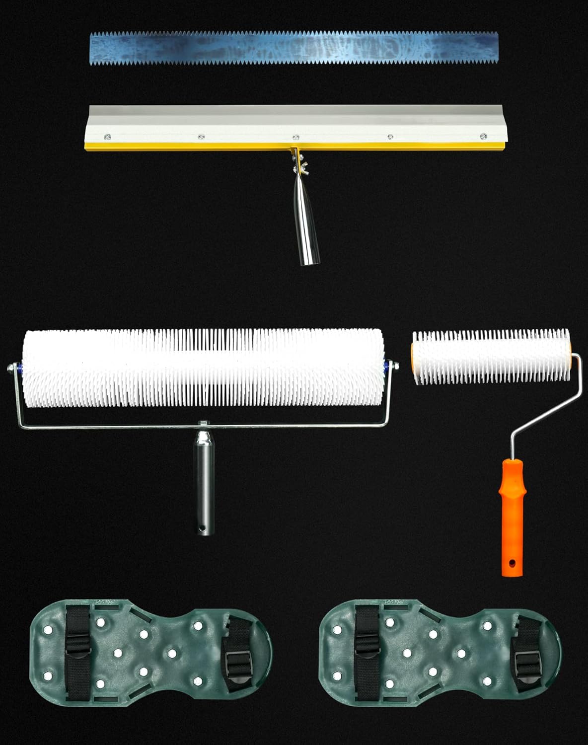 Qwork® Kit Strumenti per Cemento Autolivellante - immagine 3