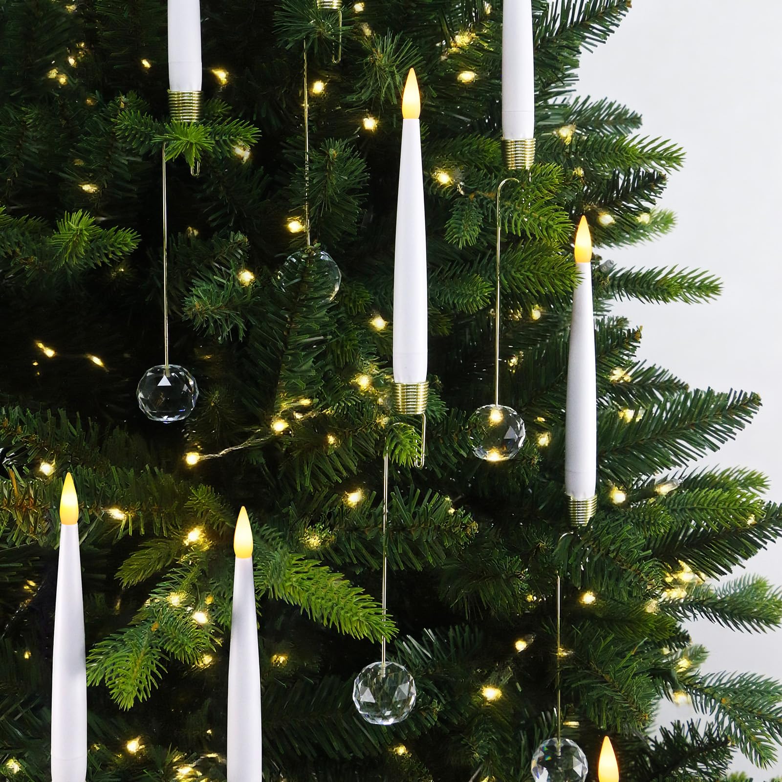 Candele LED Decorative per Albero di Natale