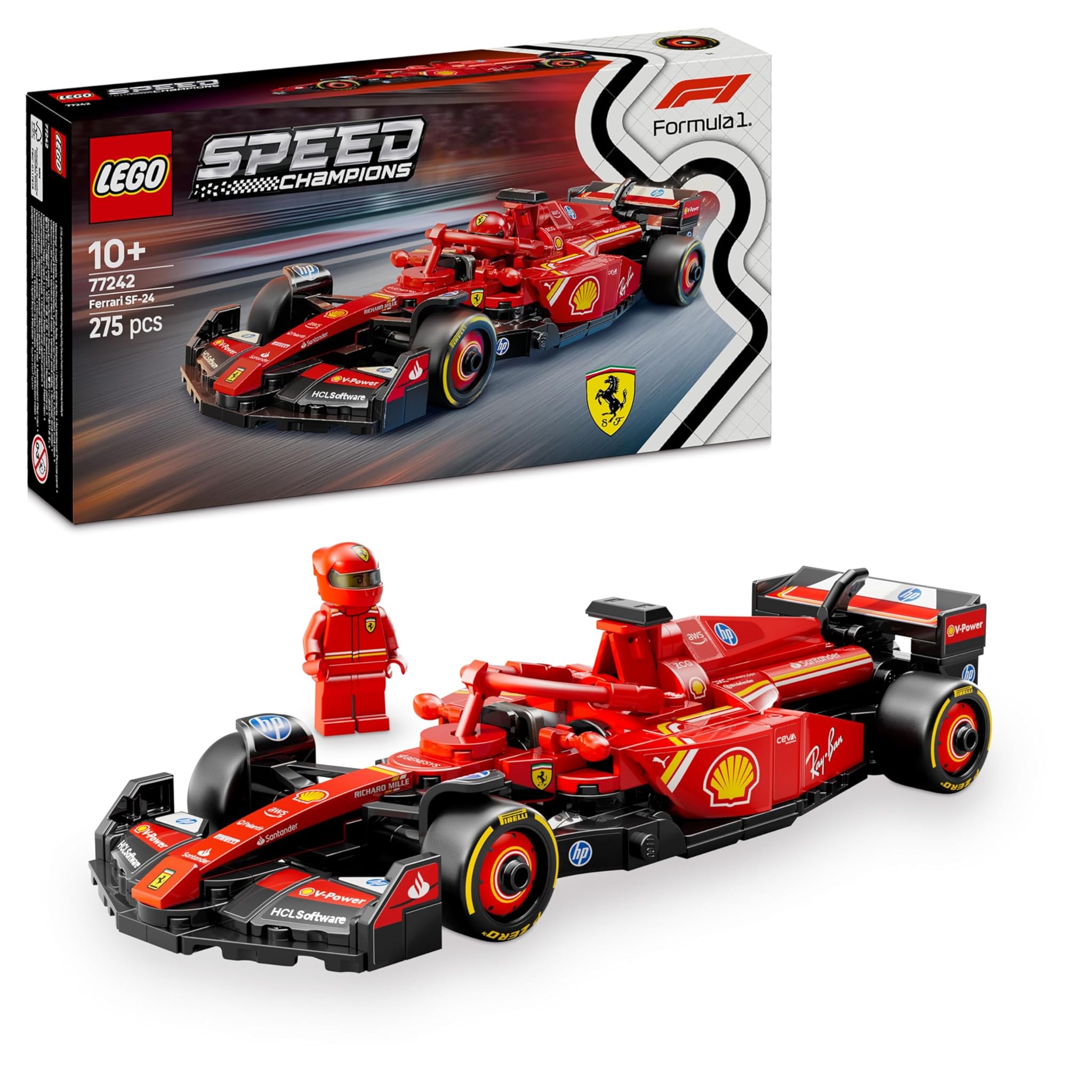 Lego Speed Champions Ferrari F1 SF-24 - Auto da Corsa 77242