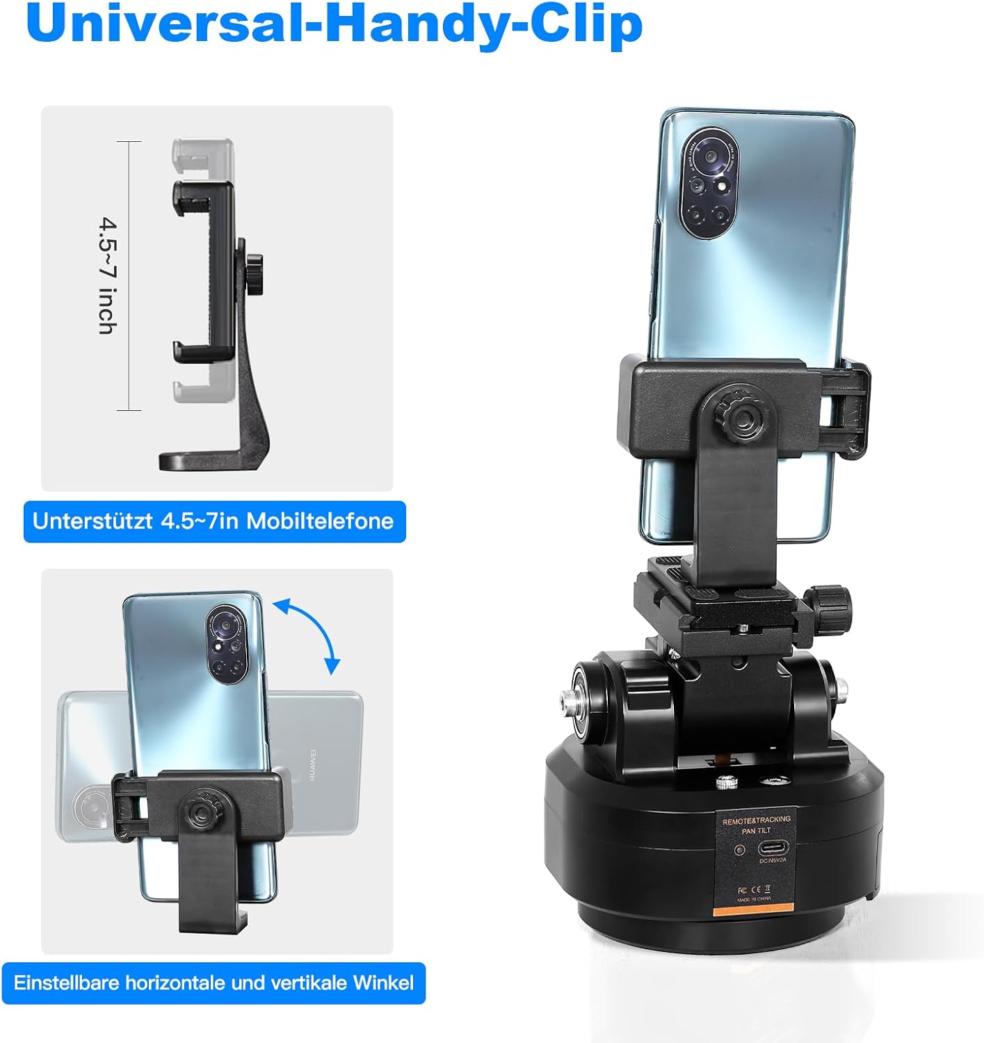 Soonpho M6 Testa Motorizzata 360° con AI Face Tracking - immagine 8