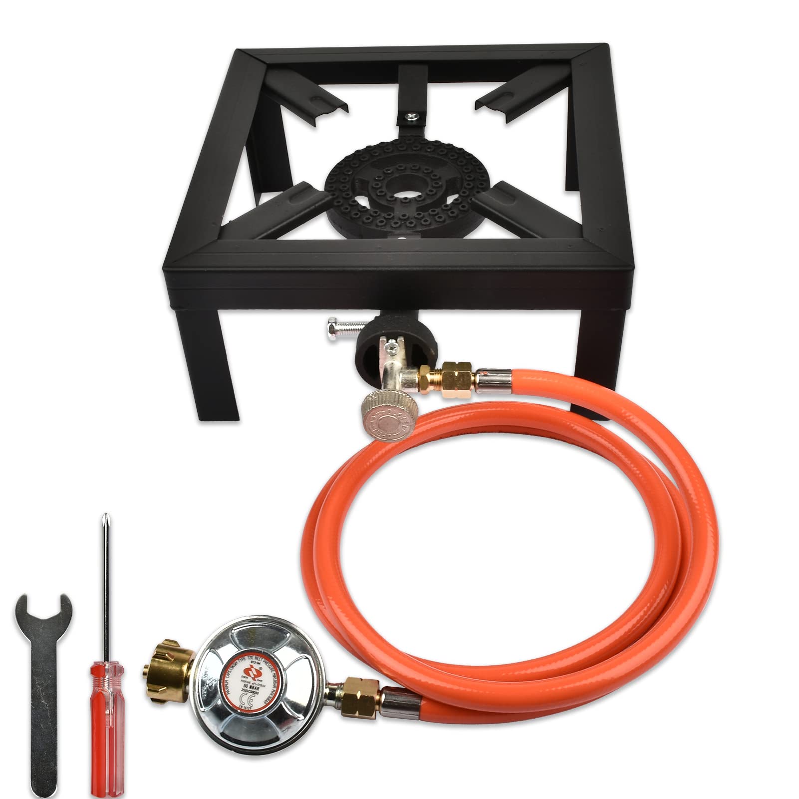 Holwim Fornello Gas Campeggio Portatile 6 kw