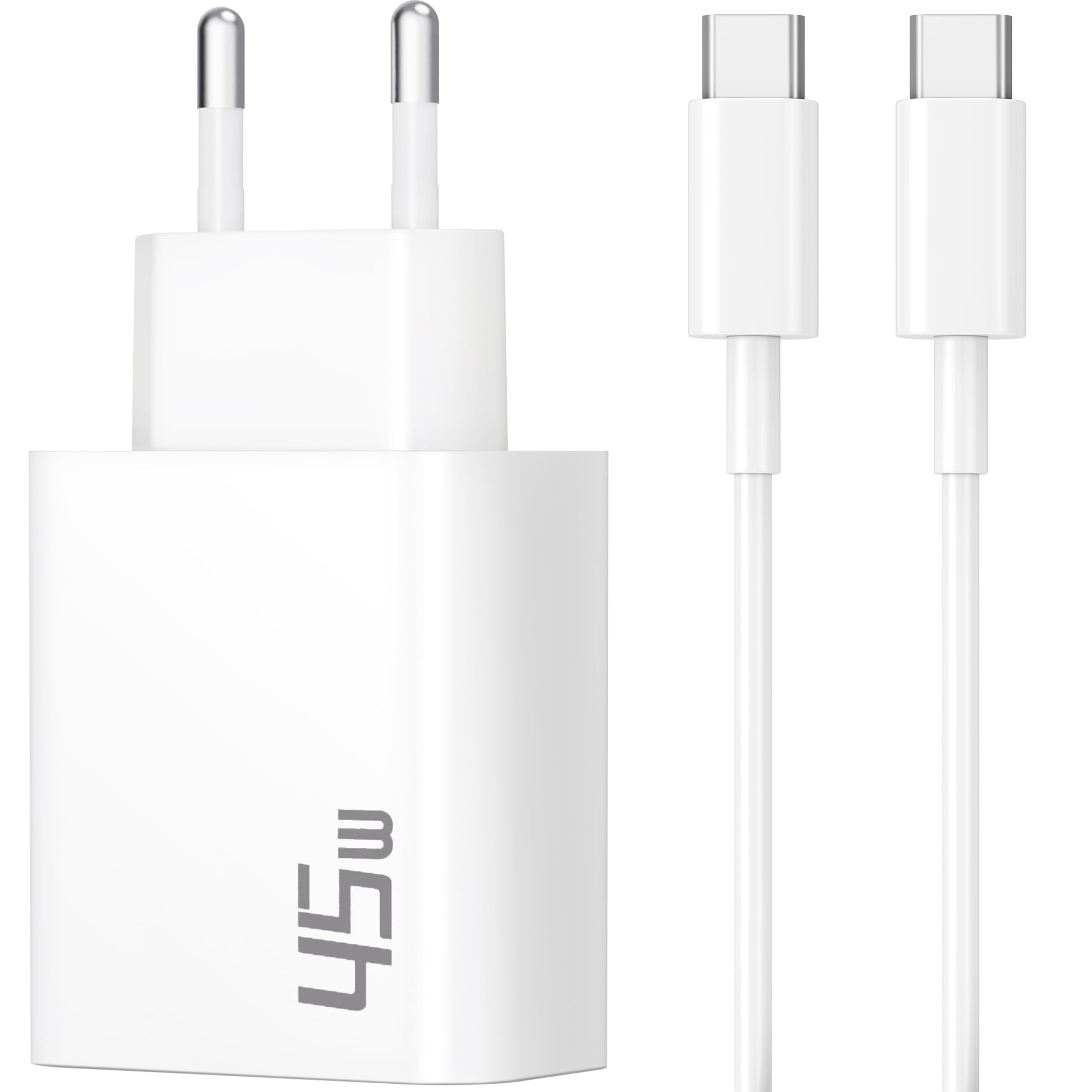 Caricatore GaN USB C 45W con Cavo 2M