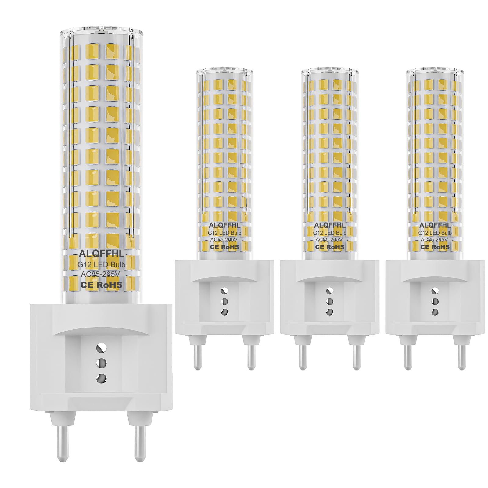 G12 LED Lampadina 15W Bi-Pin 6000K (4 Pezzi)