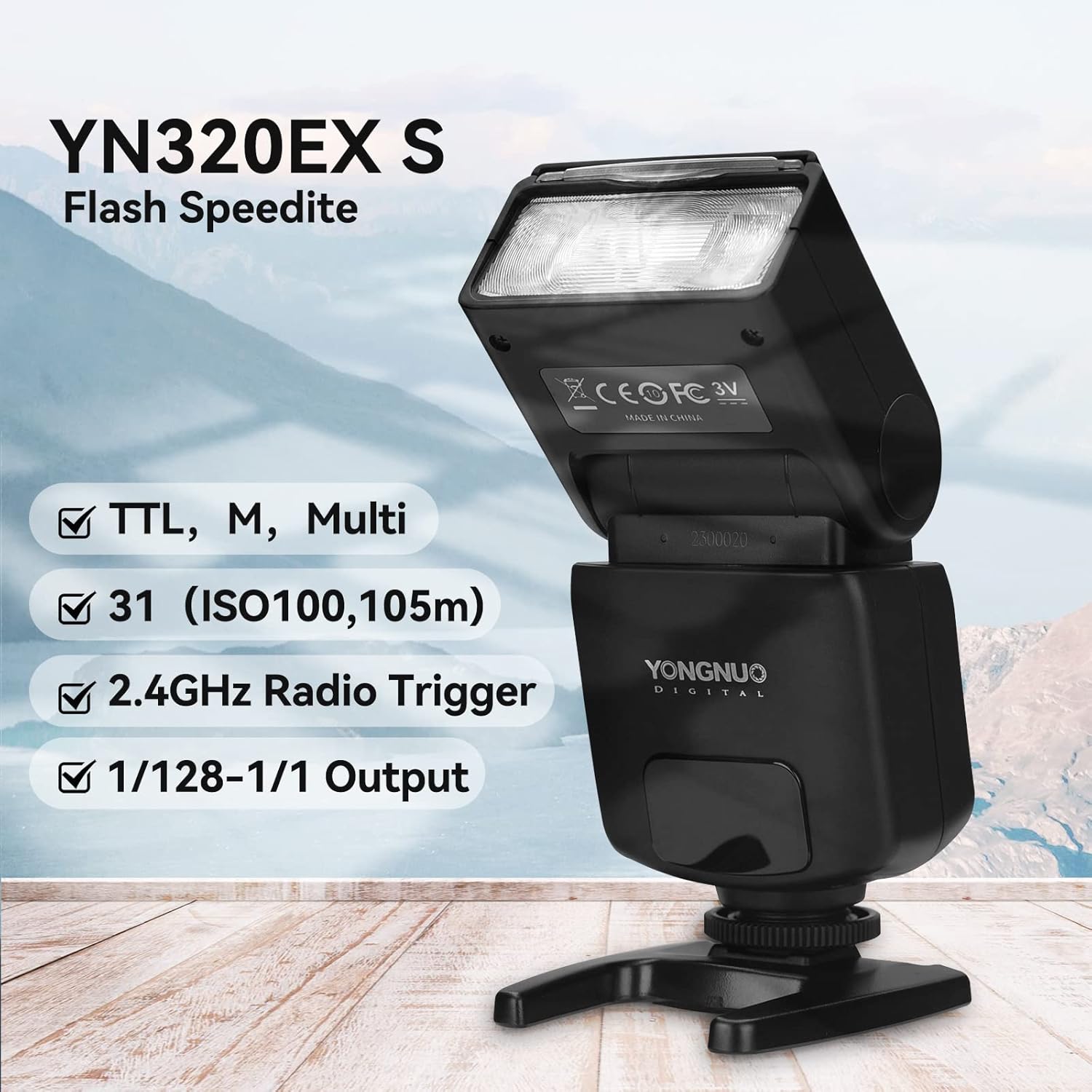 Yongnuo YN320EX Flash Speedlite 1/8000s per Sony - immagine 2