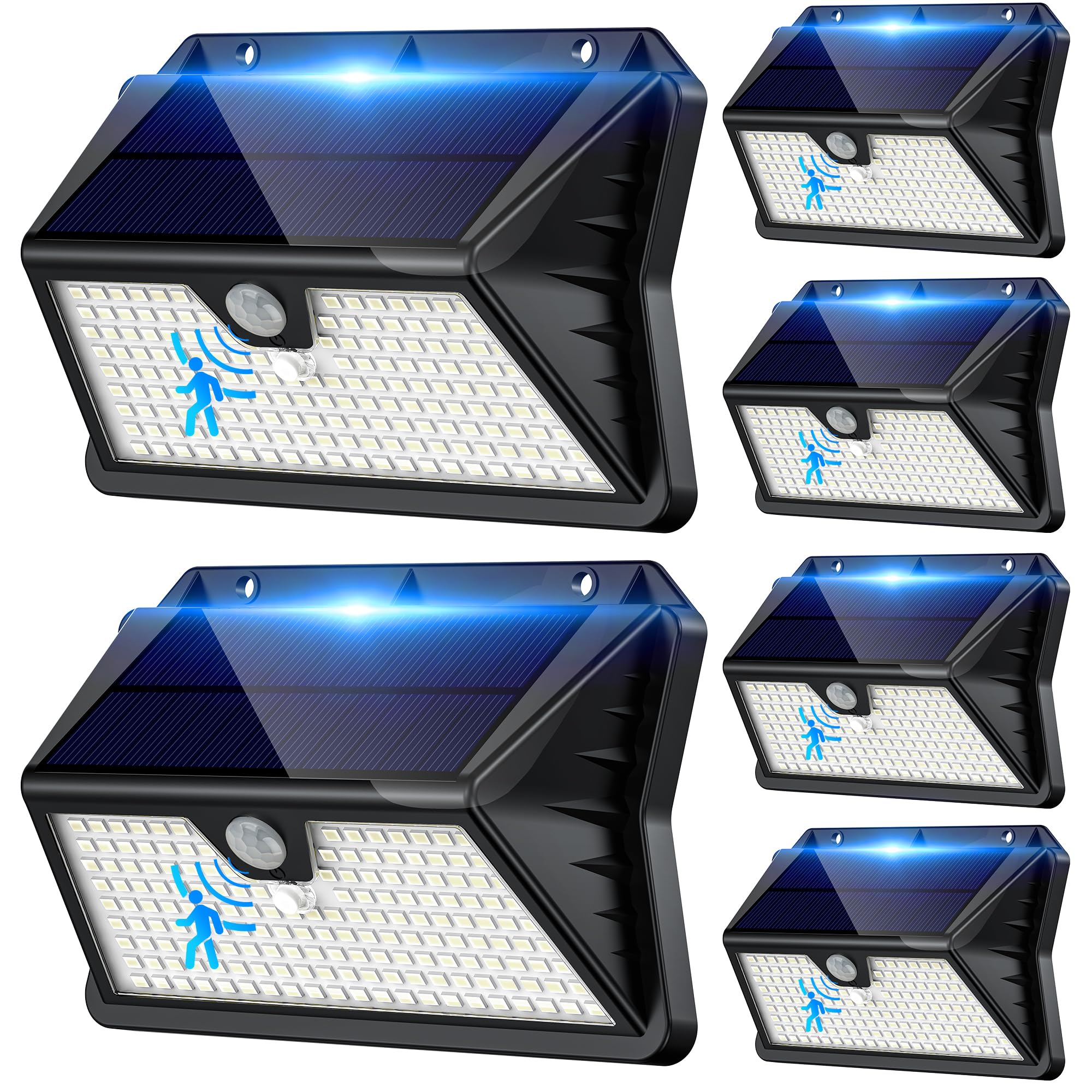 Faretto LED Solare da Esterno con Sensore di Movimento