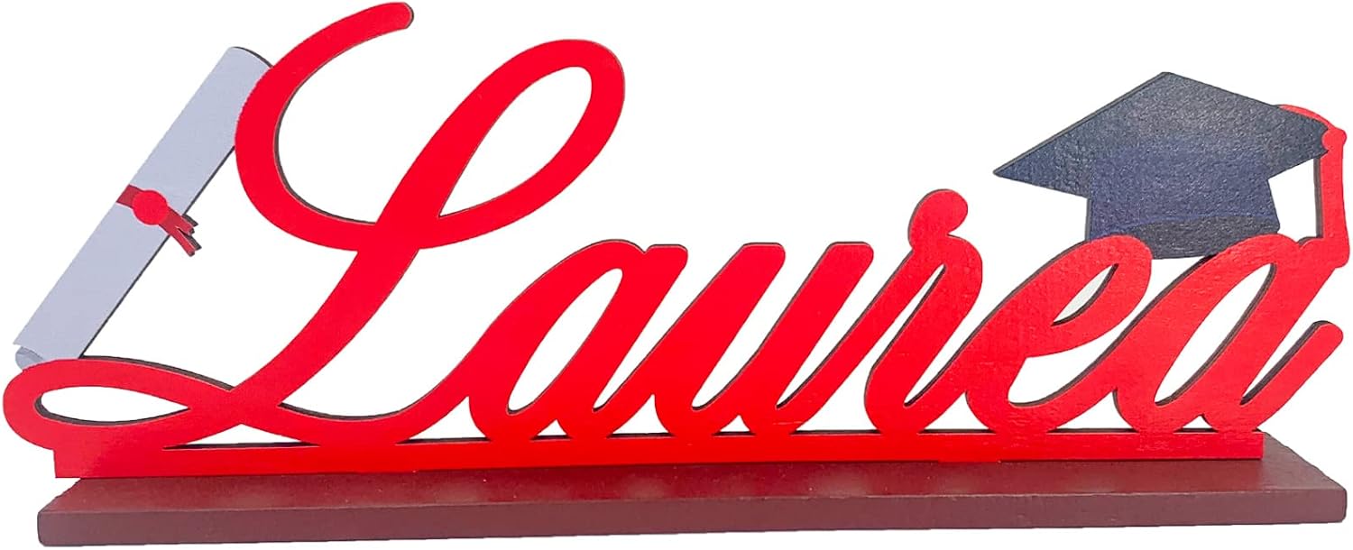 Centrotavola Laurea in Legno - immagine 1