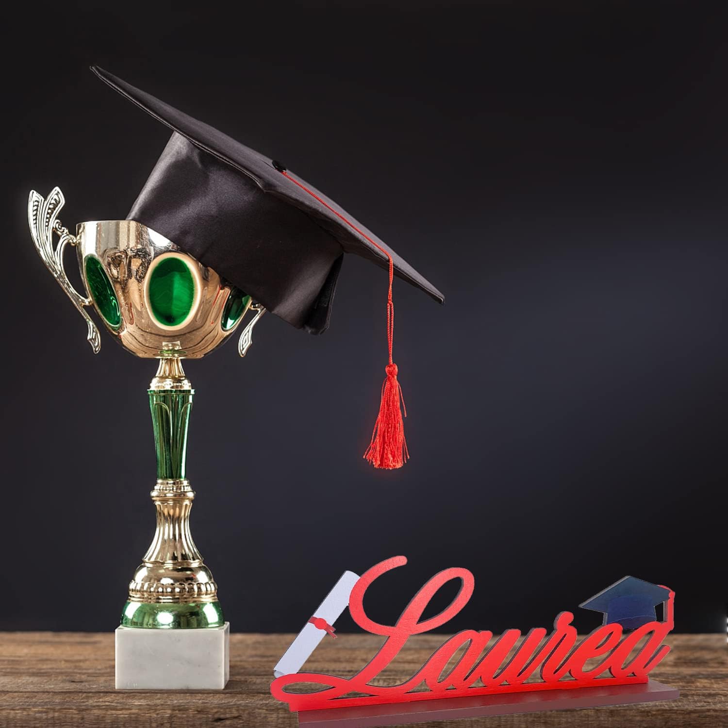 Centrotavola Laurea in Legno - immagine 5