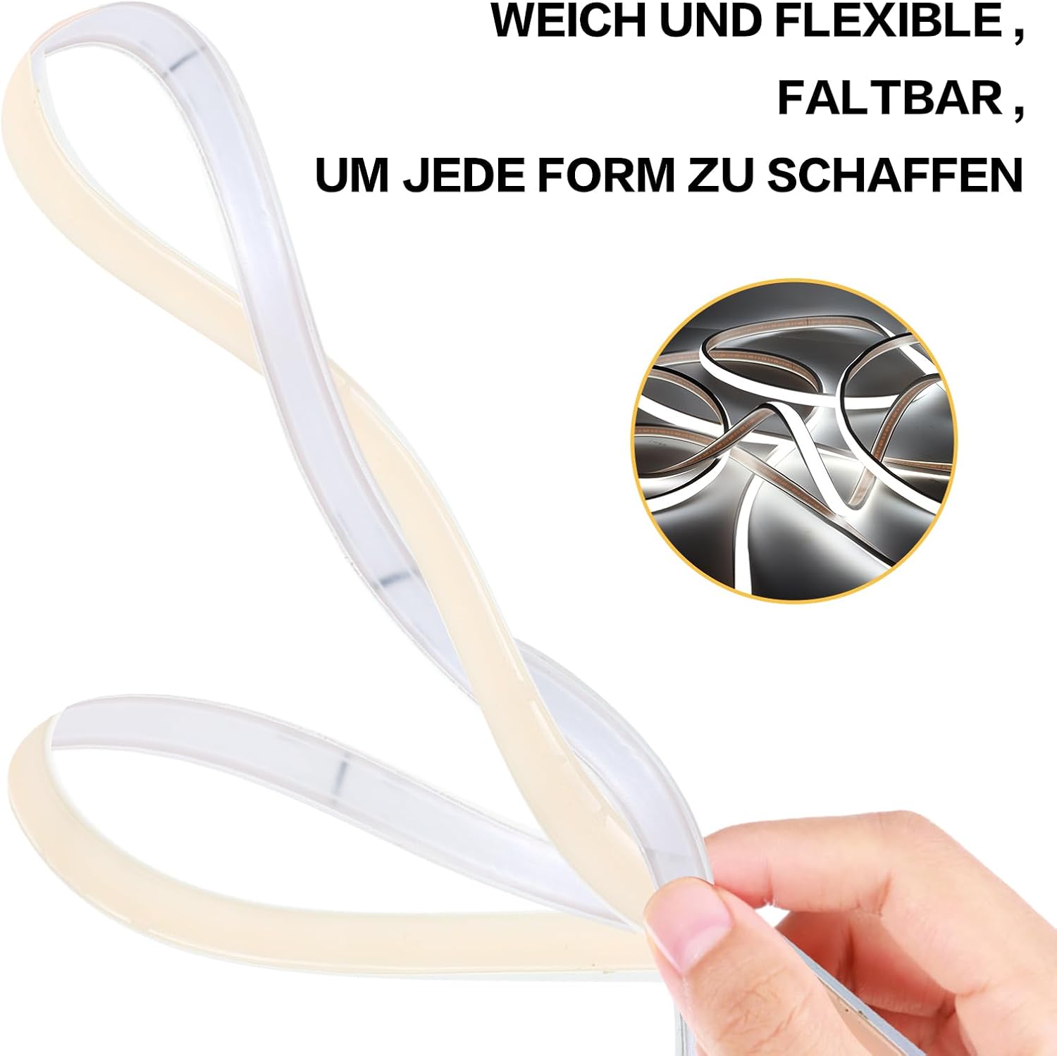 Pcning Striscia LED COB 220V 10M IP67 Bianco Freddo - immagine 6