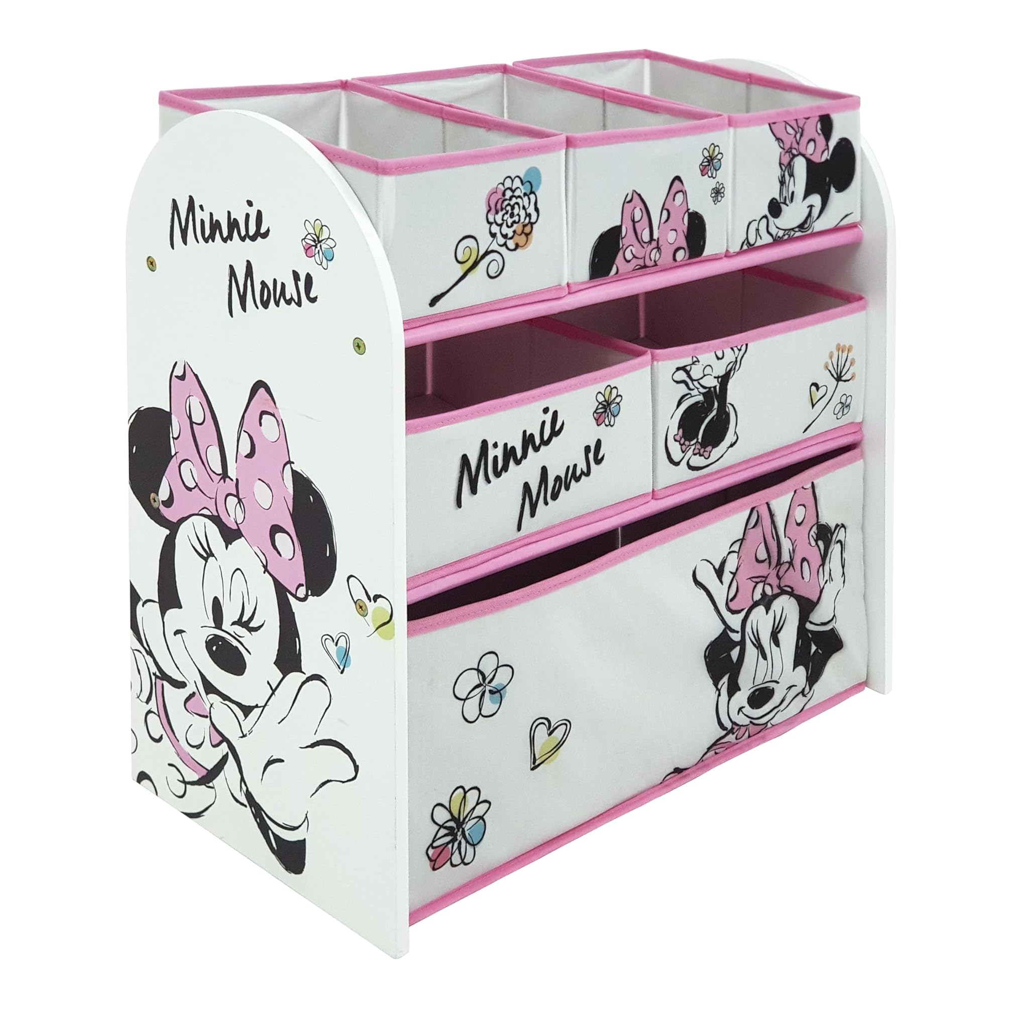 Arditex Organizzatore in Legno Topolina Disney 62x30x60cm