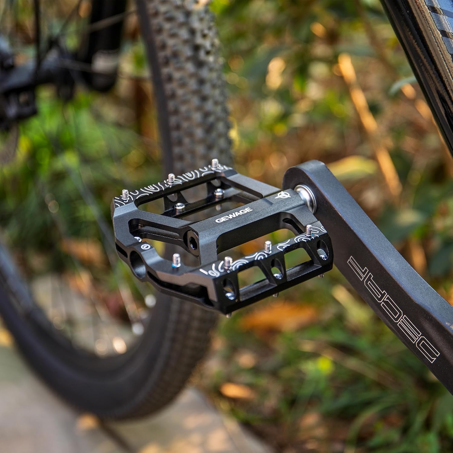 Gewage Pedali MTB Flat in Lega di Alluminio CNC - immagine 2