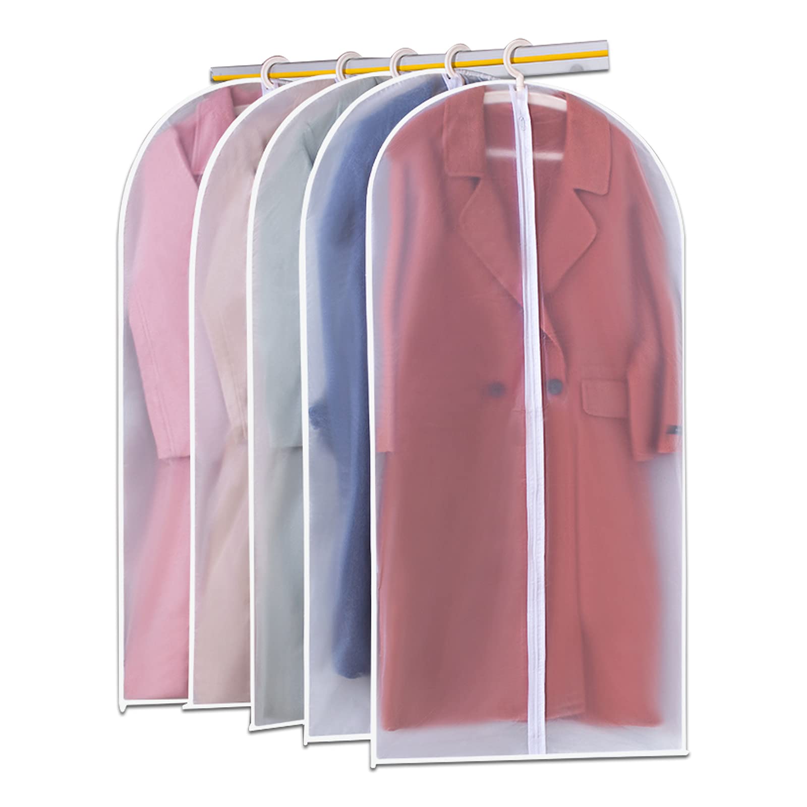 5 Pezzi Copriabiti Antipolvere Trasparenti 60x120cm