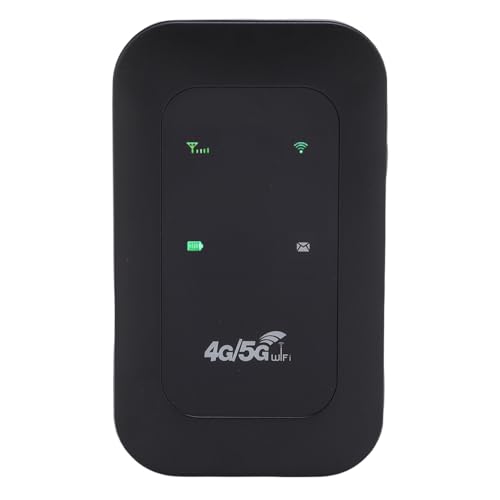 Hotspot WiFi 4G, Router Mobile LTE con Slot per Schede SIM, Batteria Duratura e Ricaricabile di 2100 mAh, Supporta 300 Mbps, 10 connettività del Dispositivo, Router Portatile
