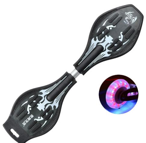 Waveboard - Tavola da surf per bambini, con ruote leggere per bambini e ragazzi