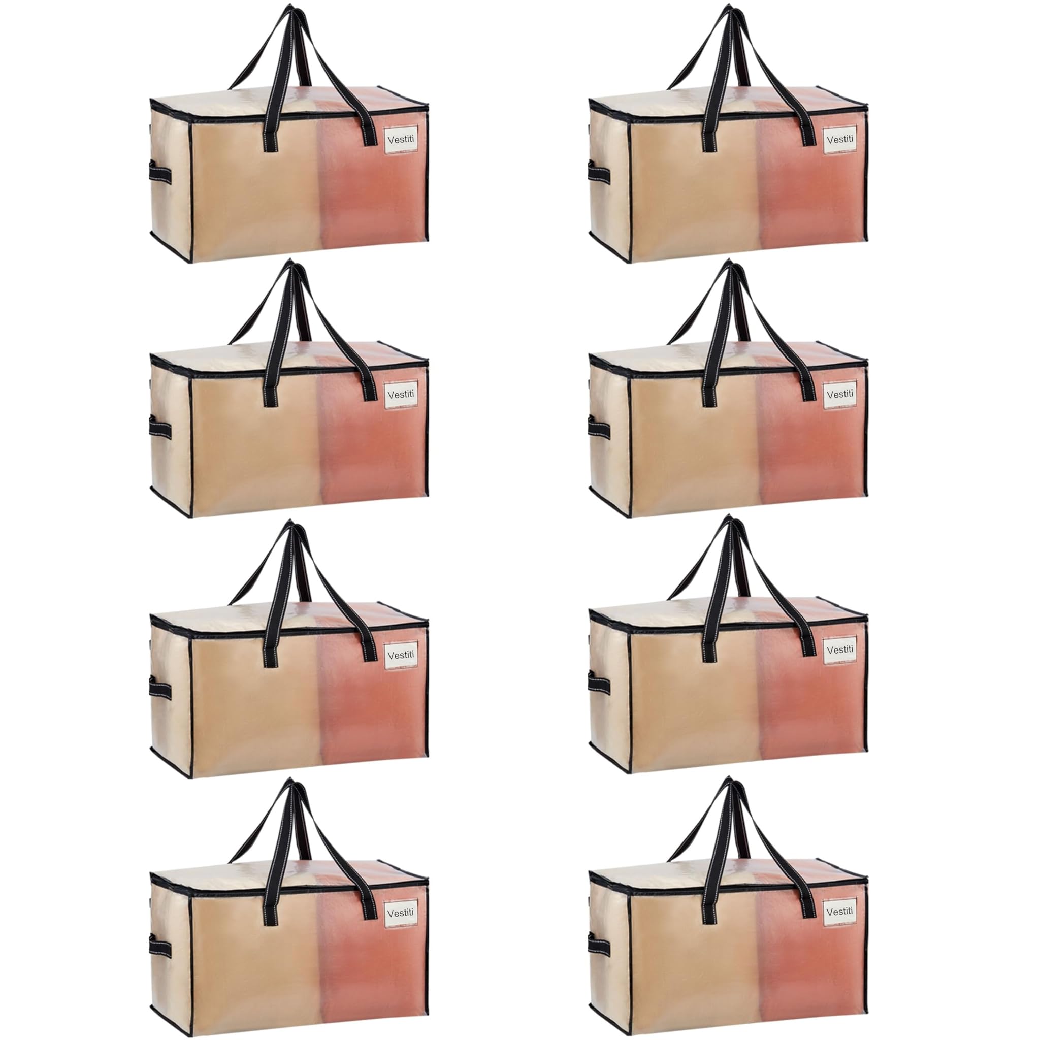 Veno 8 Borse Trasloco Grandi 76L, Trasparente