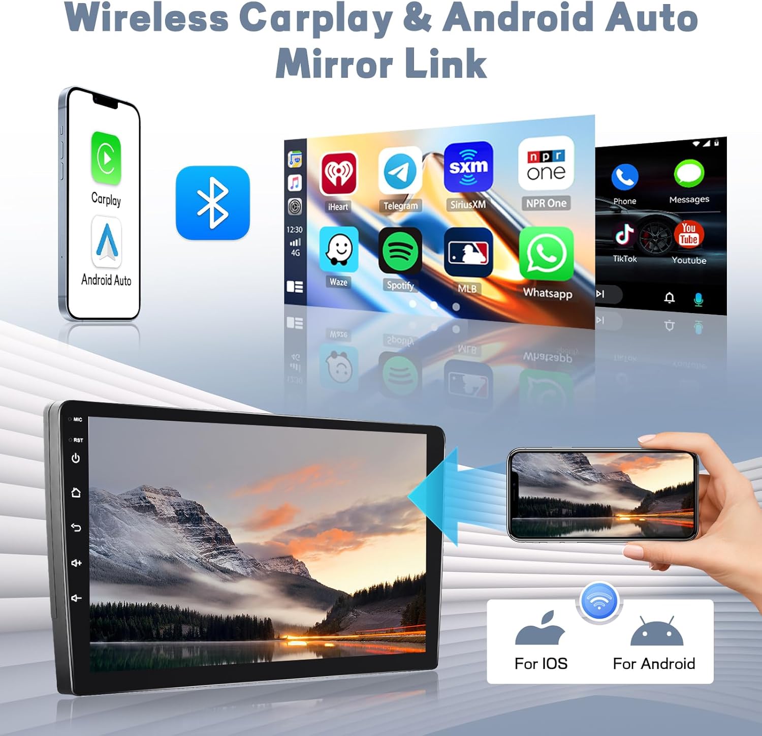 Hikity Autoradio Android 15 per Renault Master/Opel Movano - immagine 6