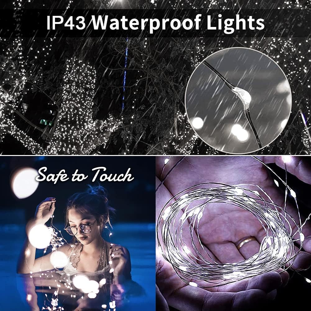 Oemg Led Stringa Luci a Batteria 12m 120 LED - immagine 3