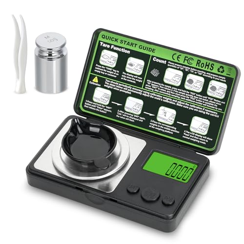 Muaket Bilancia di Precisione Digitale 0,001g/50g