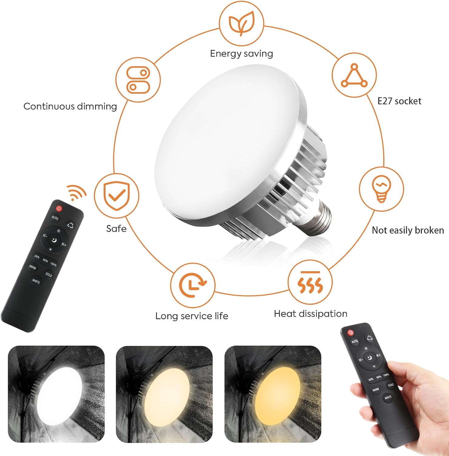 Heorryn Set Studio Fotografico LED 85W con Telecomando - immagine 2