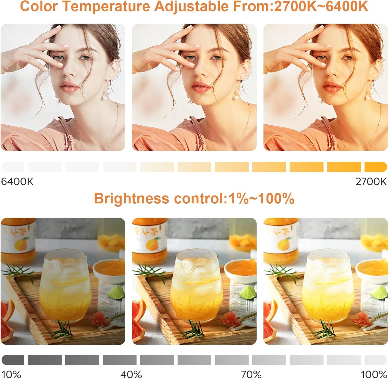 Heorryn Set Studio Fotografico LED 85W con Telecomando - immagine 3