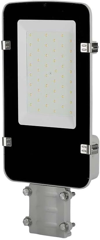 V-TAC PRO VT-50ST Armatura stradale lampada led 50W colore grigio chip samsung bianco naturale 4000K slim IP65 - sku 215271