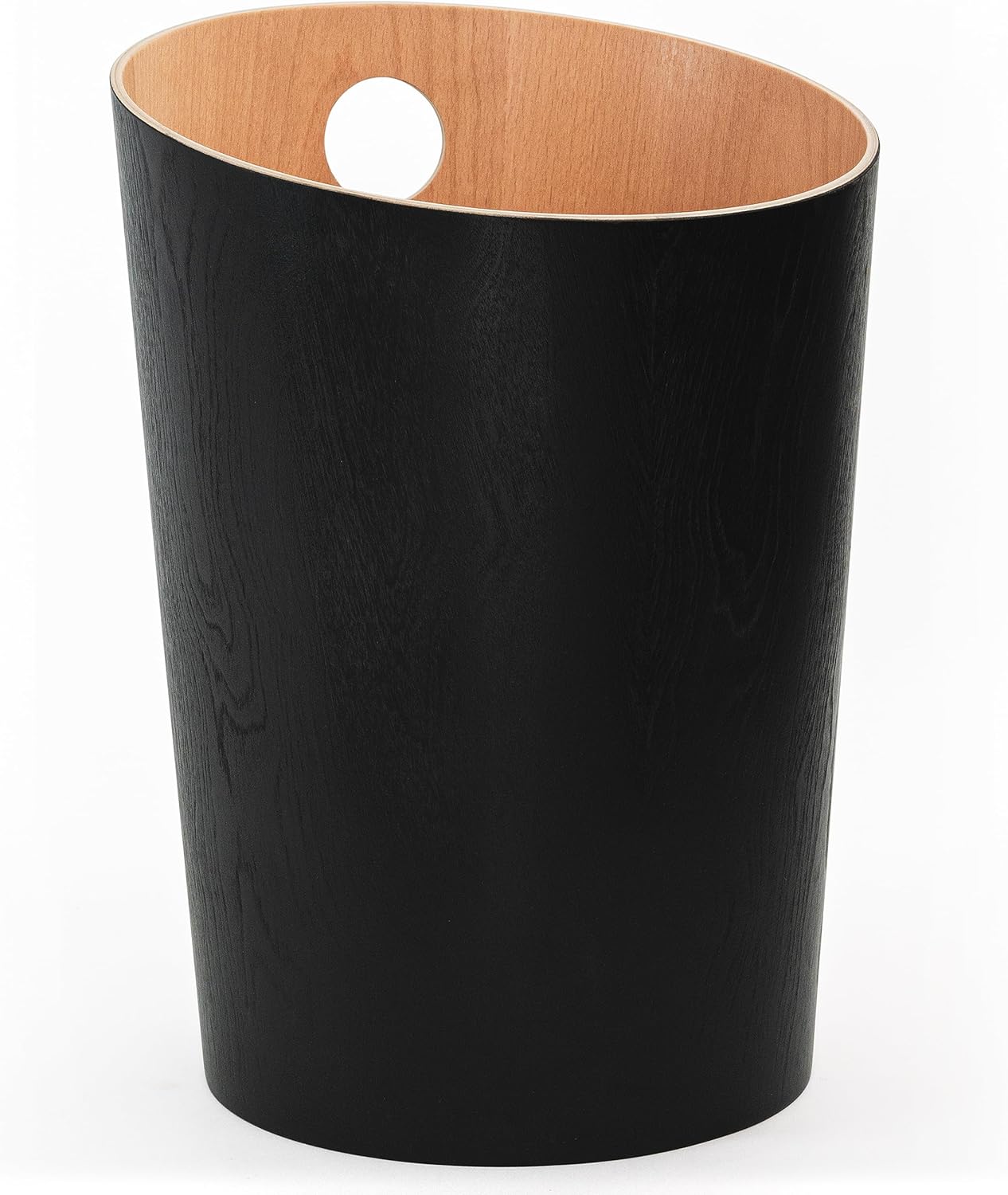 Kazai.® Cestino da Ufficio Design 'Bennet', Nero - immagine 1