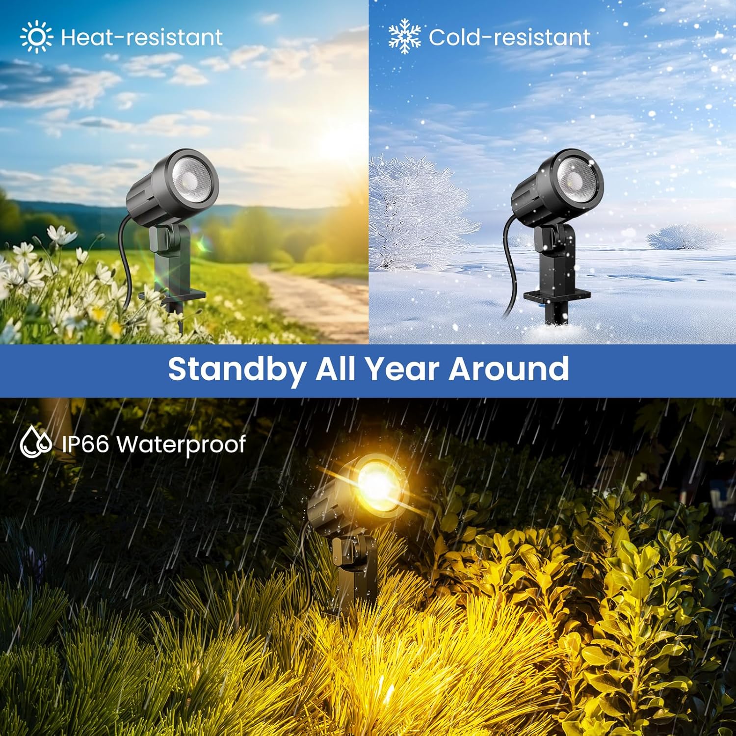 Meihua Faretti Solari Esterno con Telecomando IP66 - immagine 6