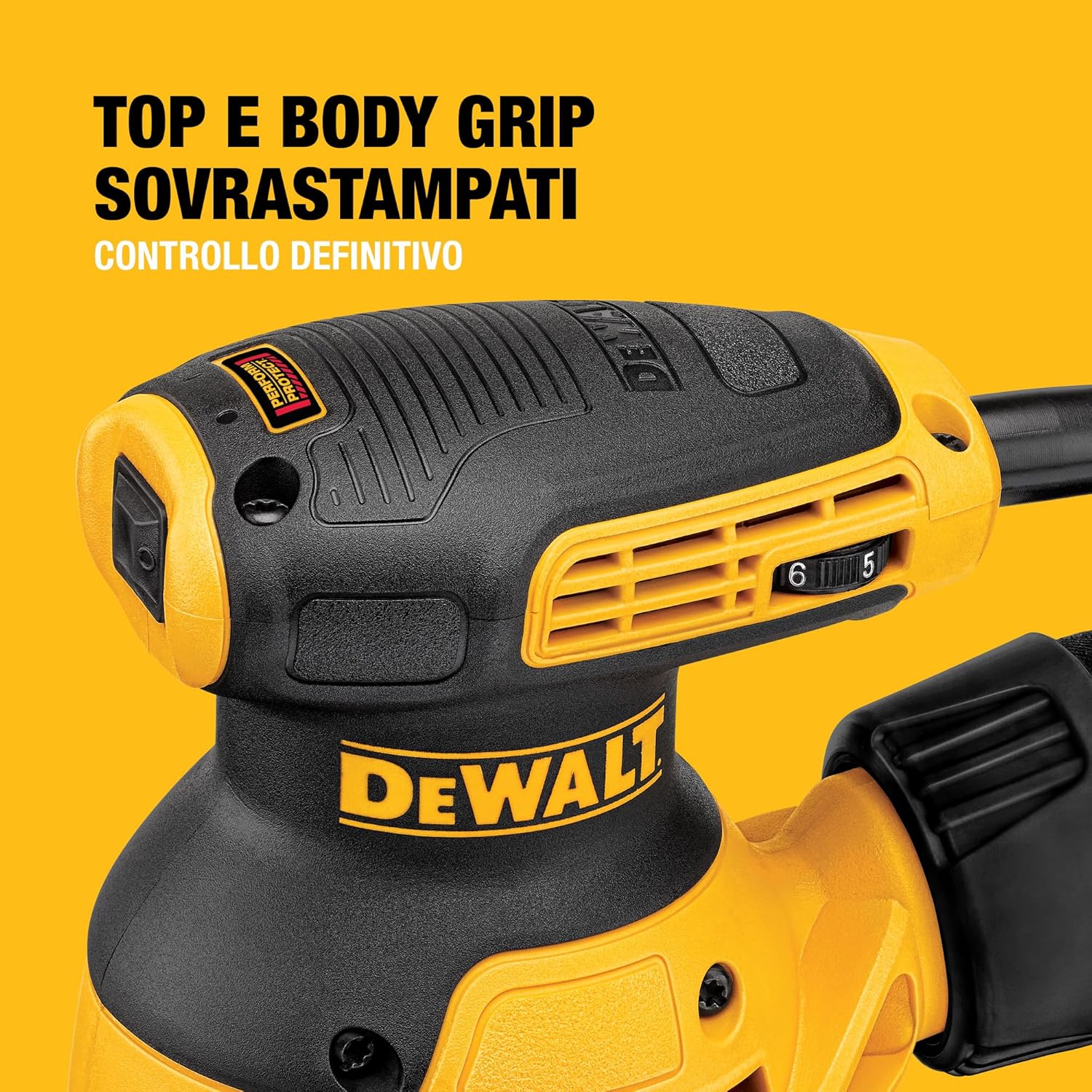 DEWALT Levigatrice rotorbitale 126 mm, DWE6423-QS - immagine 7