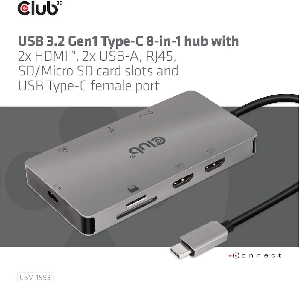 USB 3.2 GEN1 USB 3.2 Gen1 Tipo C Hub PD Charging - immagine 7