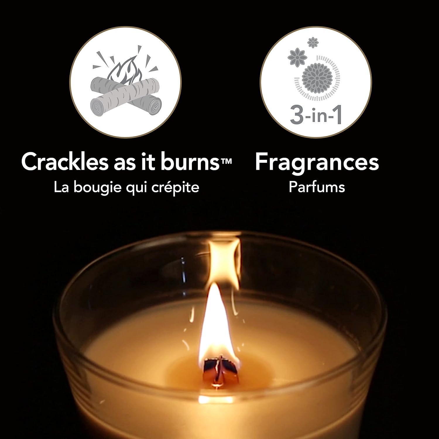 Woodwick Hourglass Trilogy Candela Profumata Grande - immagine 3