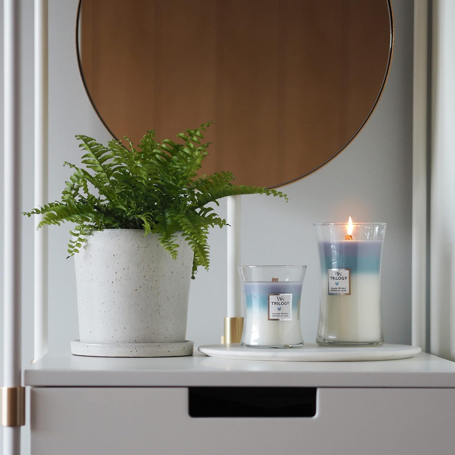 Woodwick Hourglass Trilogy Candela Profumata Grande - immagine 4