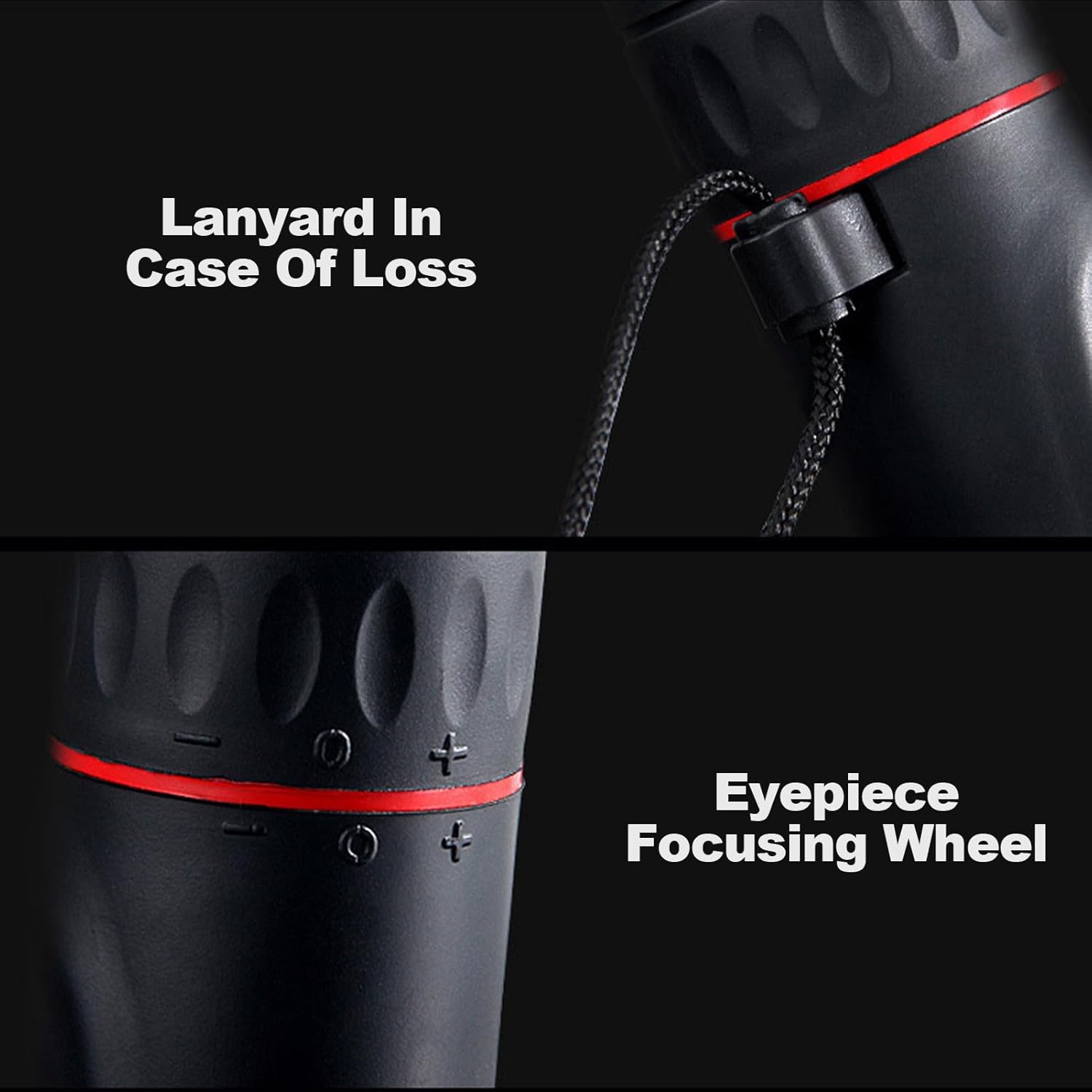 Telescopio Monoculare 30X25 Mini Cannocchiale HD, Nero - immagine 5
