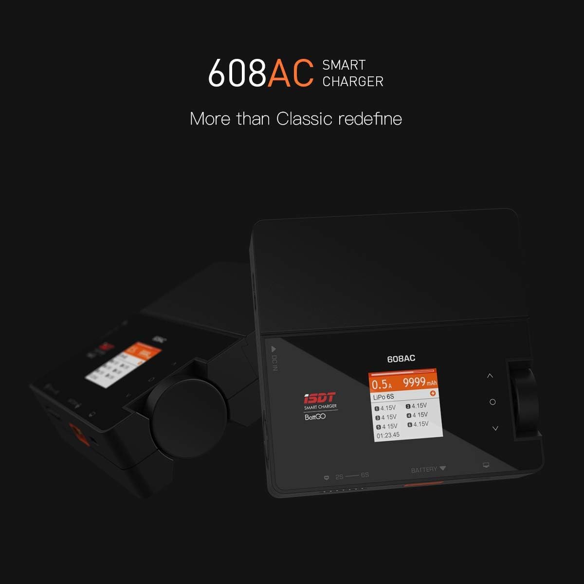 Isdt Caricatore Lipo 608 AC/DC 200W Dual Mode - immagine 3