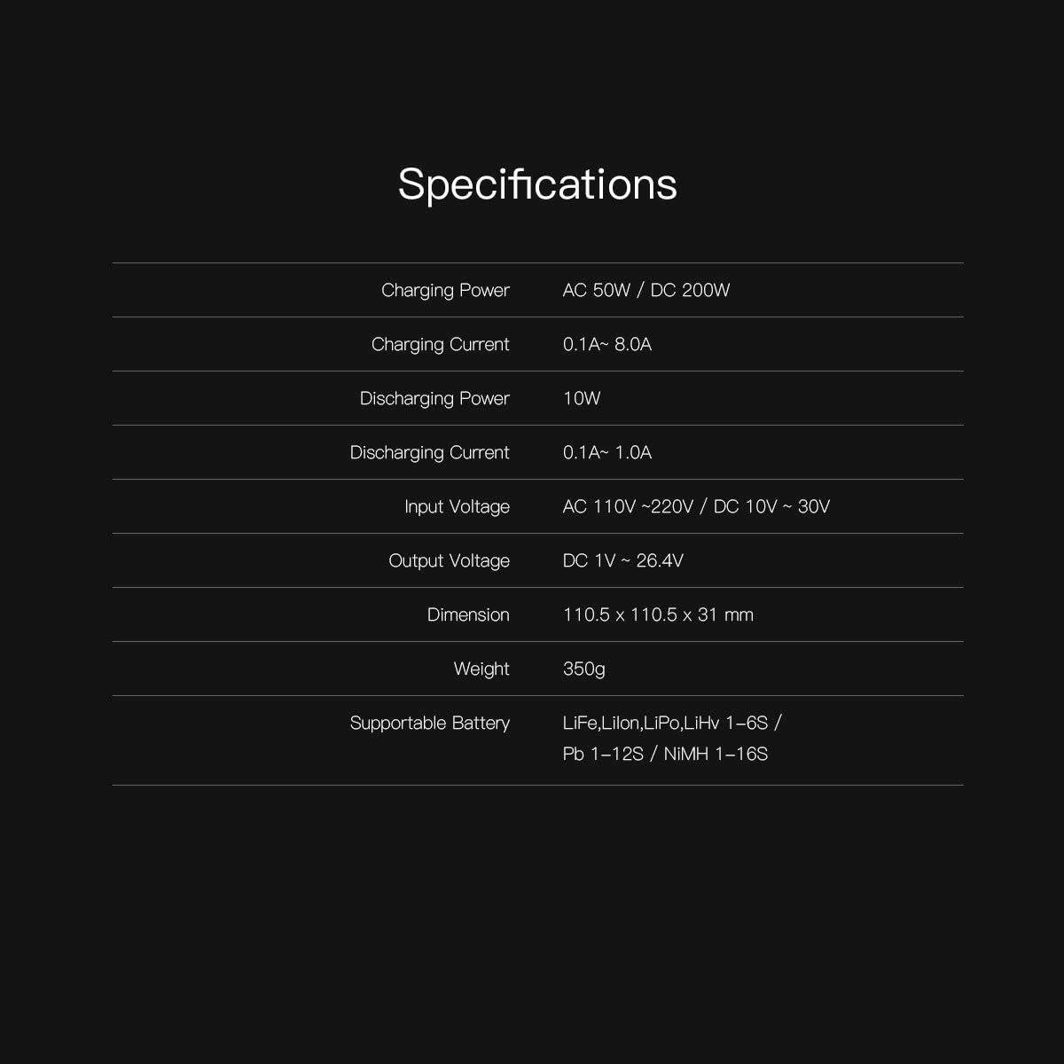 Isdt Caricatore Lipo 608 AC/DC 200W Dual Mode - immagine 8