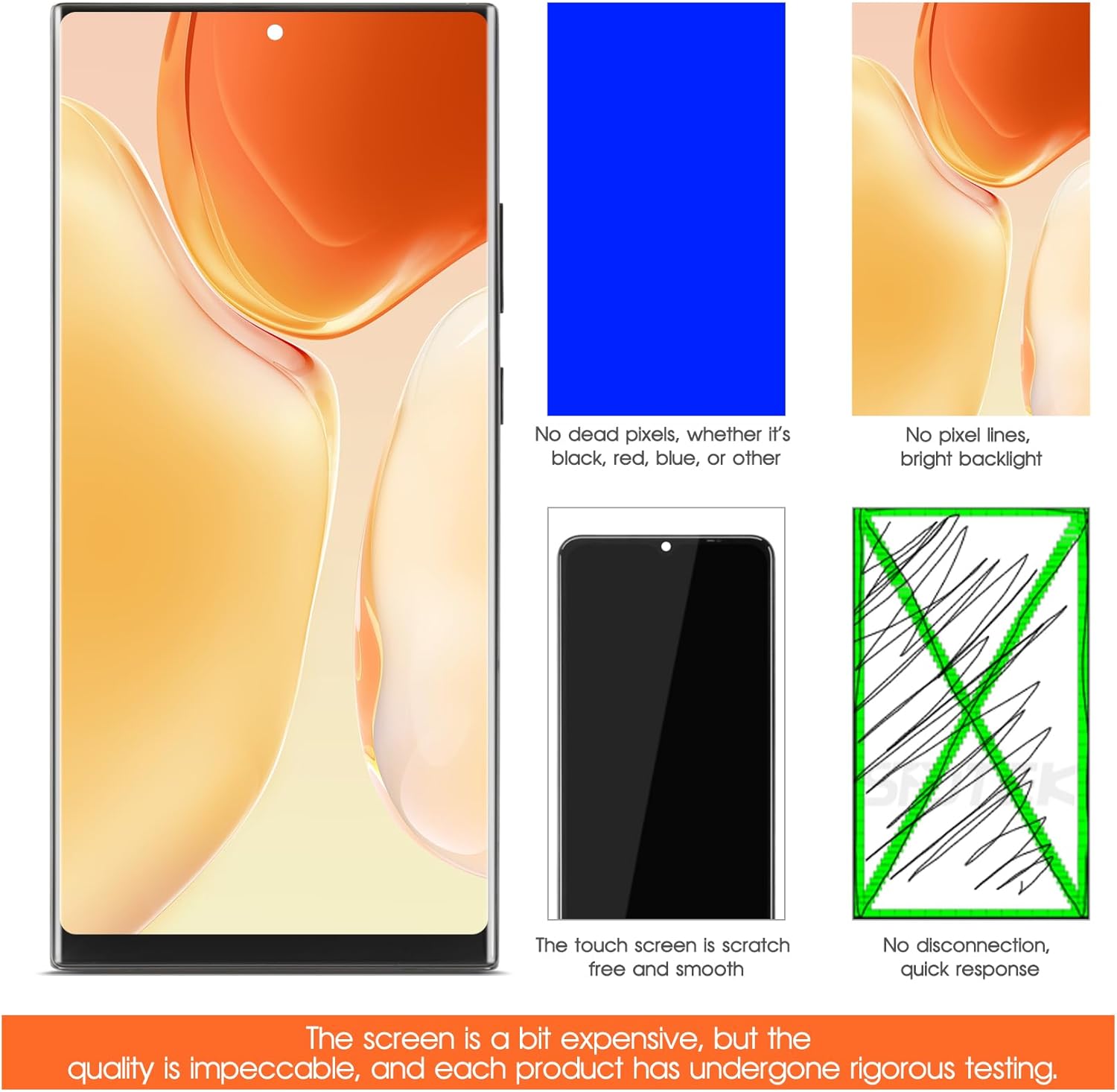 AGCUT Display LCD per Samsung Note 20 Ultra 6.9" - immagine 6