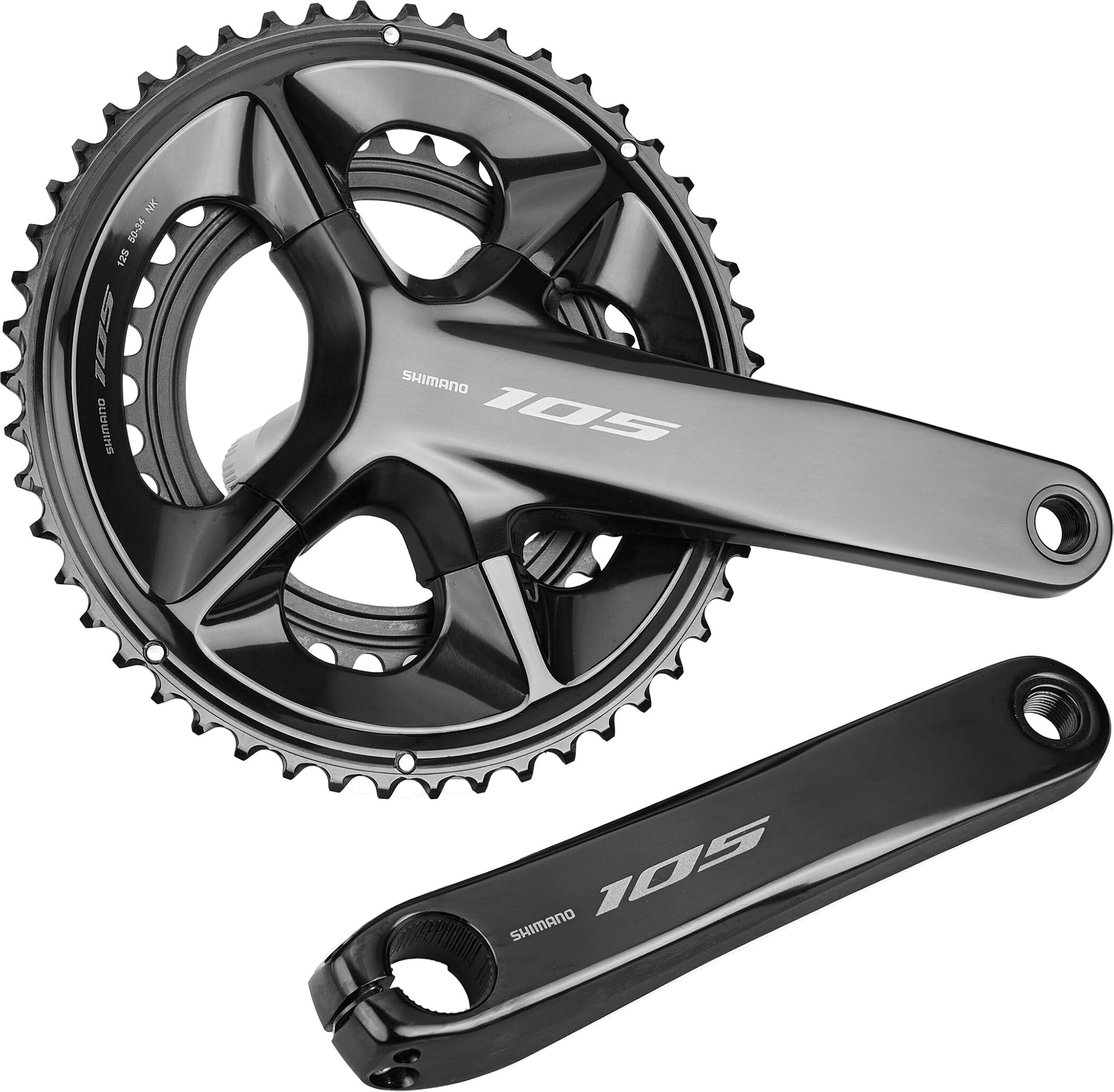 Shimano FC-RS520 Crankset 2x12-Speed 50-34Z Black