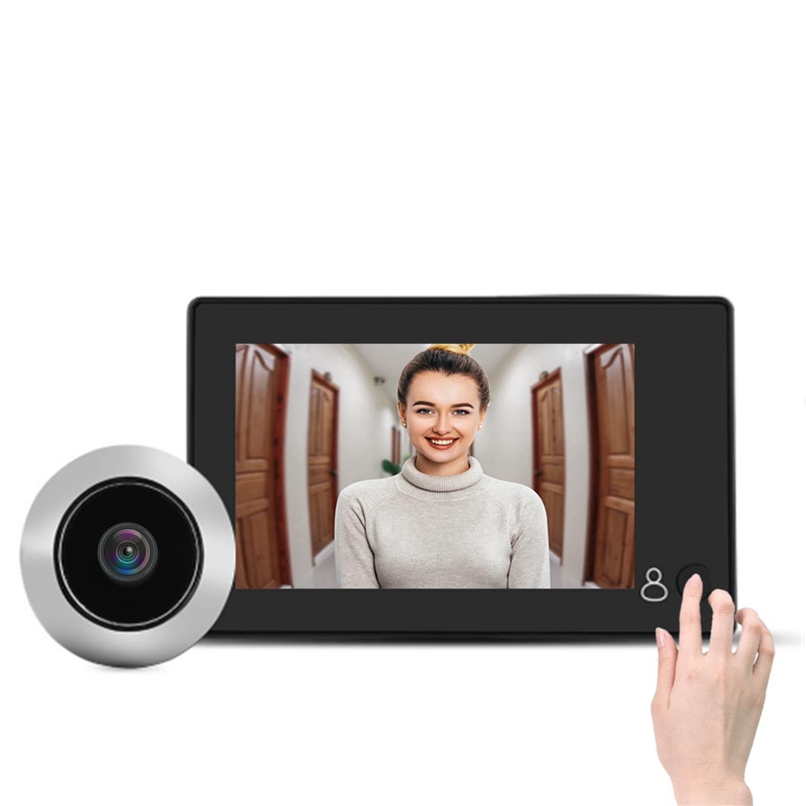 Lazmin112 - Spioncino Video LCD a Colori TFT 4,3"