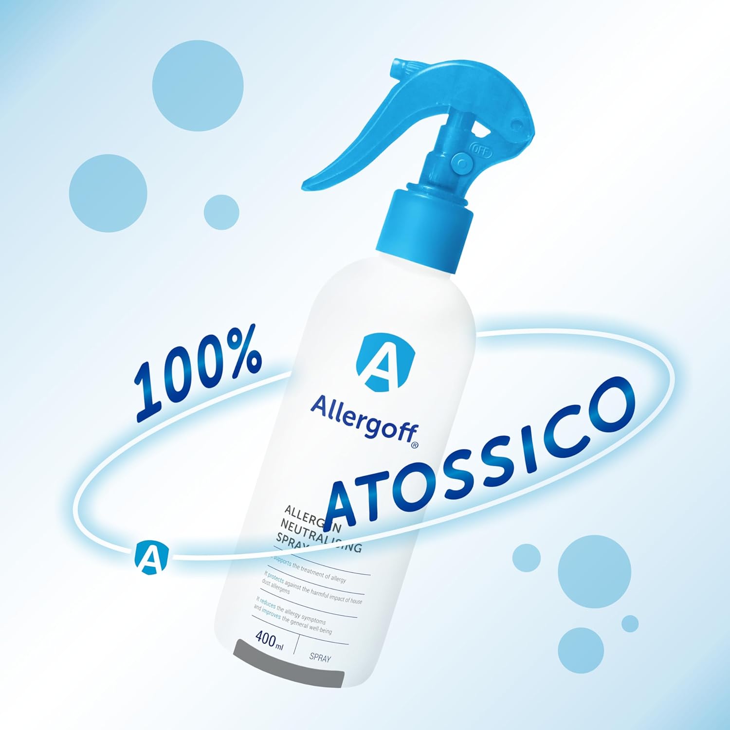 Allergoff Spray Antiacaro 100% Atossico 400ml - immagine 2