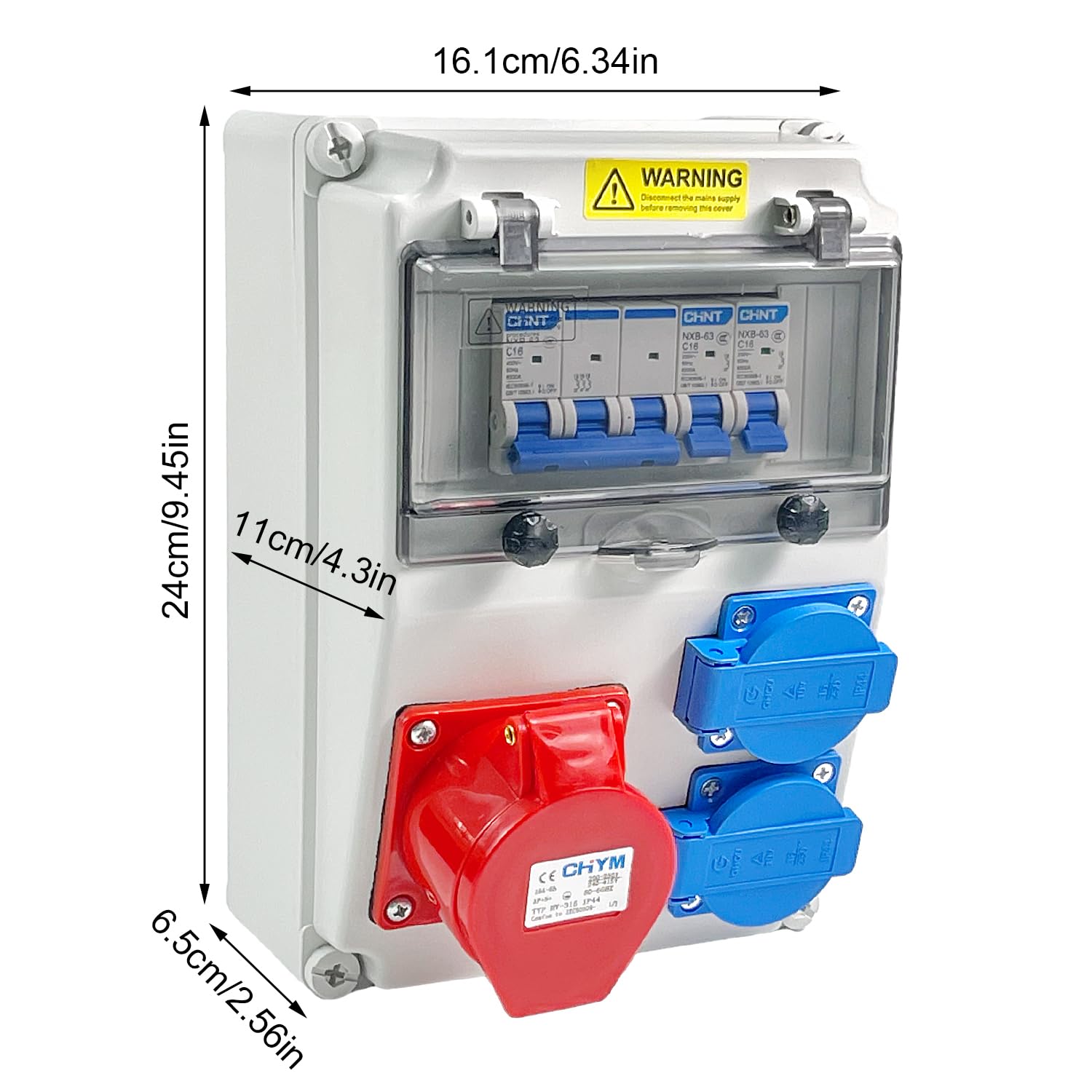 Quadro Elettrico da Cantiere 16A 220V - immagine 2
