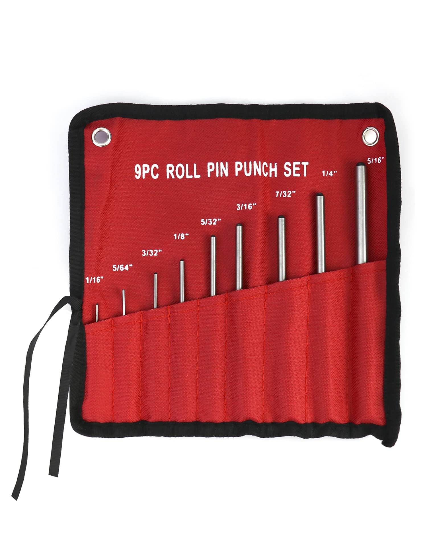 Qwork® 9 Pz Cacciaspine Set in Acciaio Temprato