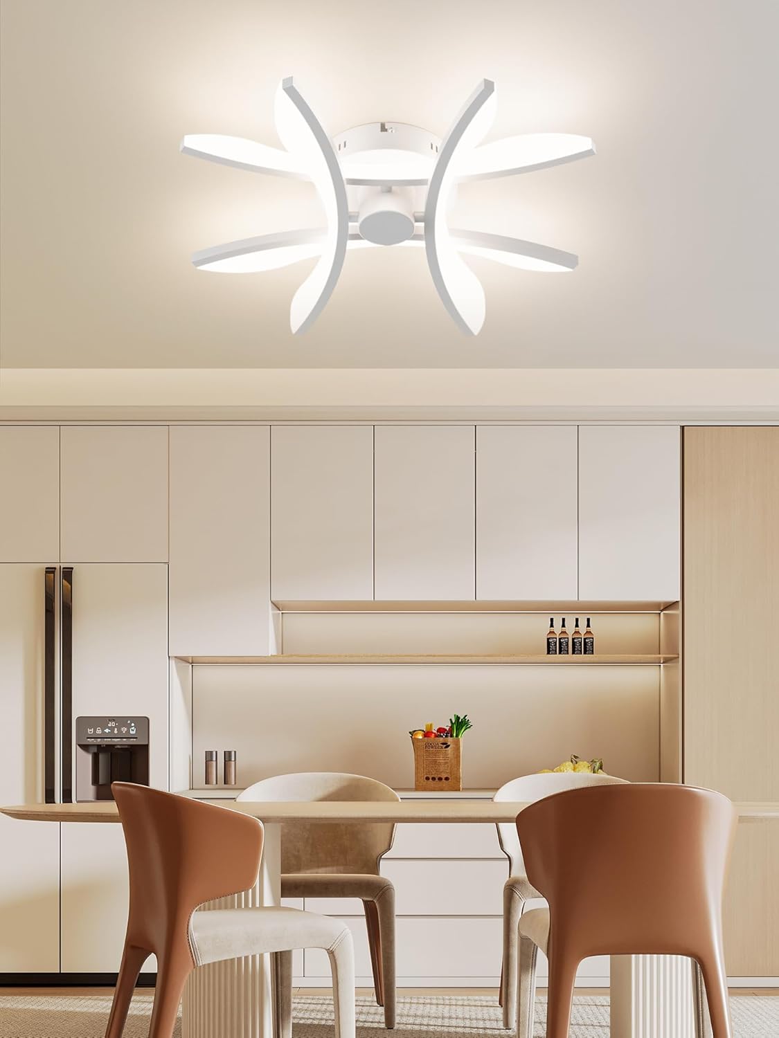 Plafoniera LED Dimmerabile con Luce Notturna 28W - immagine 5