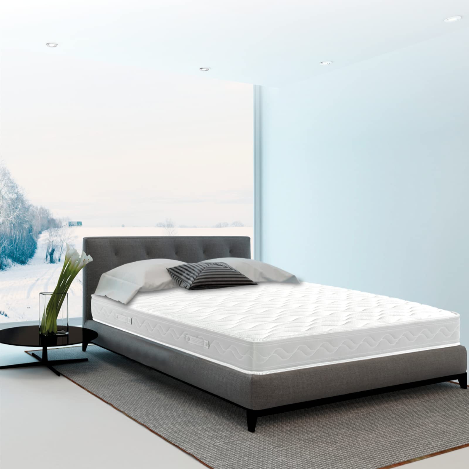 night & more materassi italiani- Materasso Nuvola, Poliuretano, Doppio