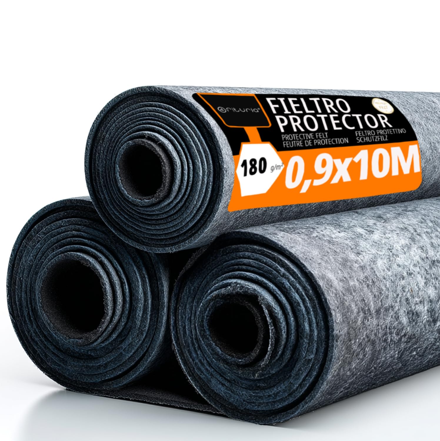 Ofituria Feltro Protettivo per Pavimenti 90cm x 10m