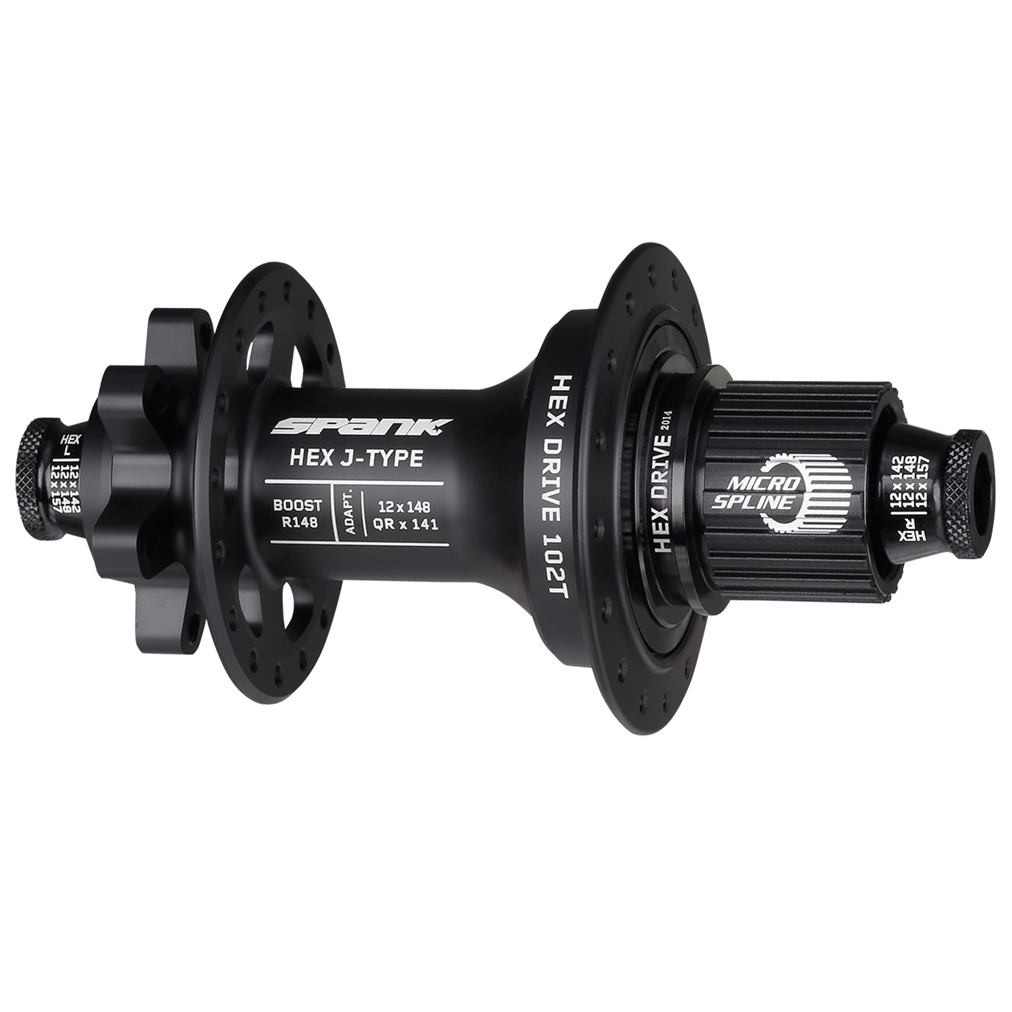 Spank Hex J-Type R148 - Mozzo MTB Posteriore 32 Fori | Velz