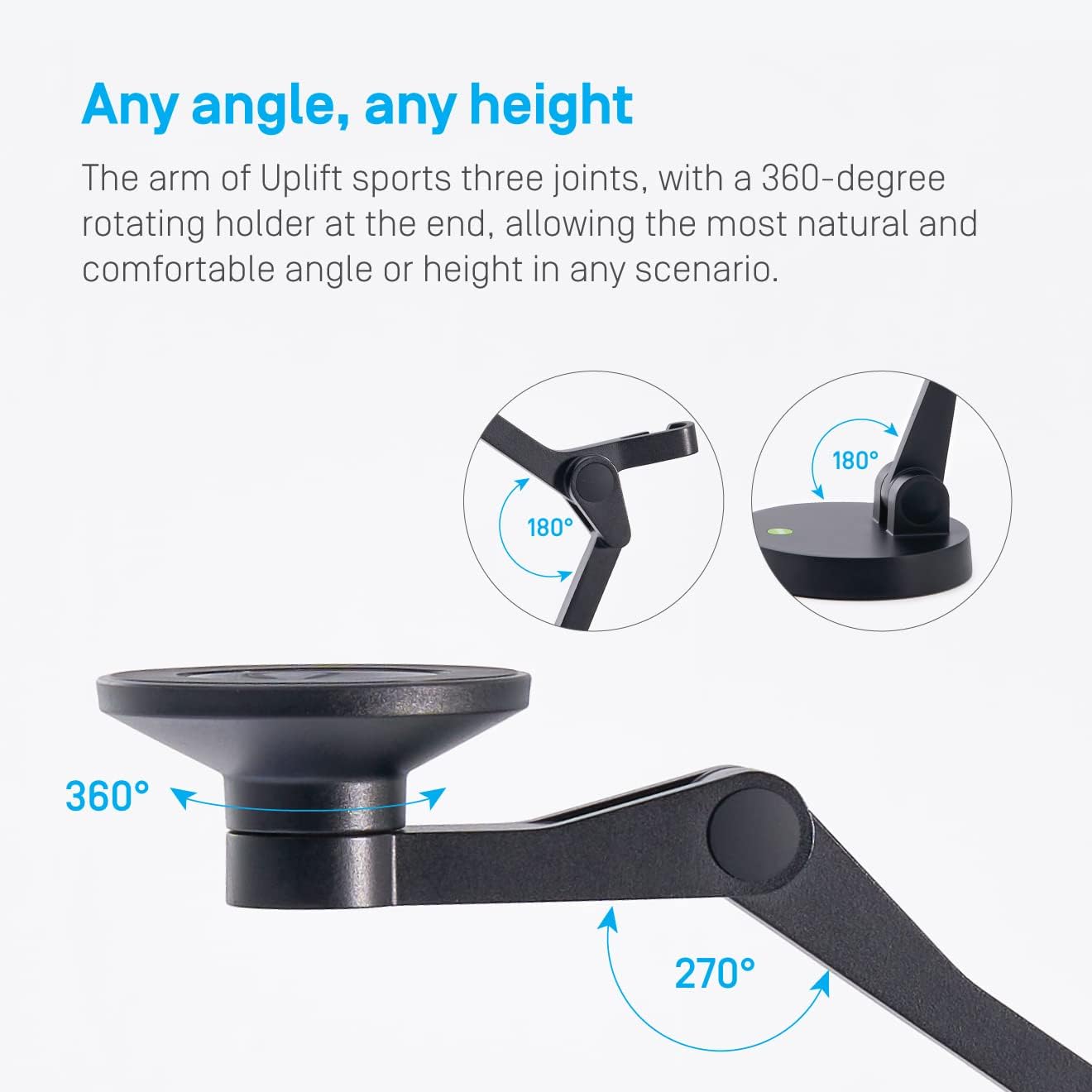 Ipevo Uplift - Braccio Multi-Angolo per iPhone 12 e superiori - immagine 3
