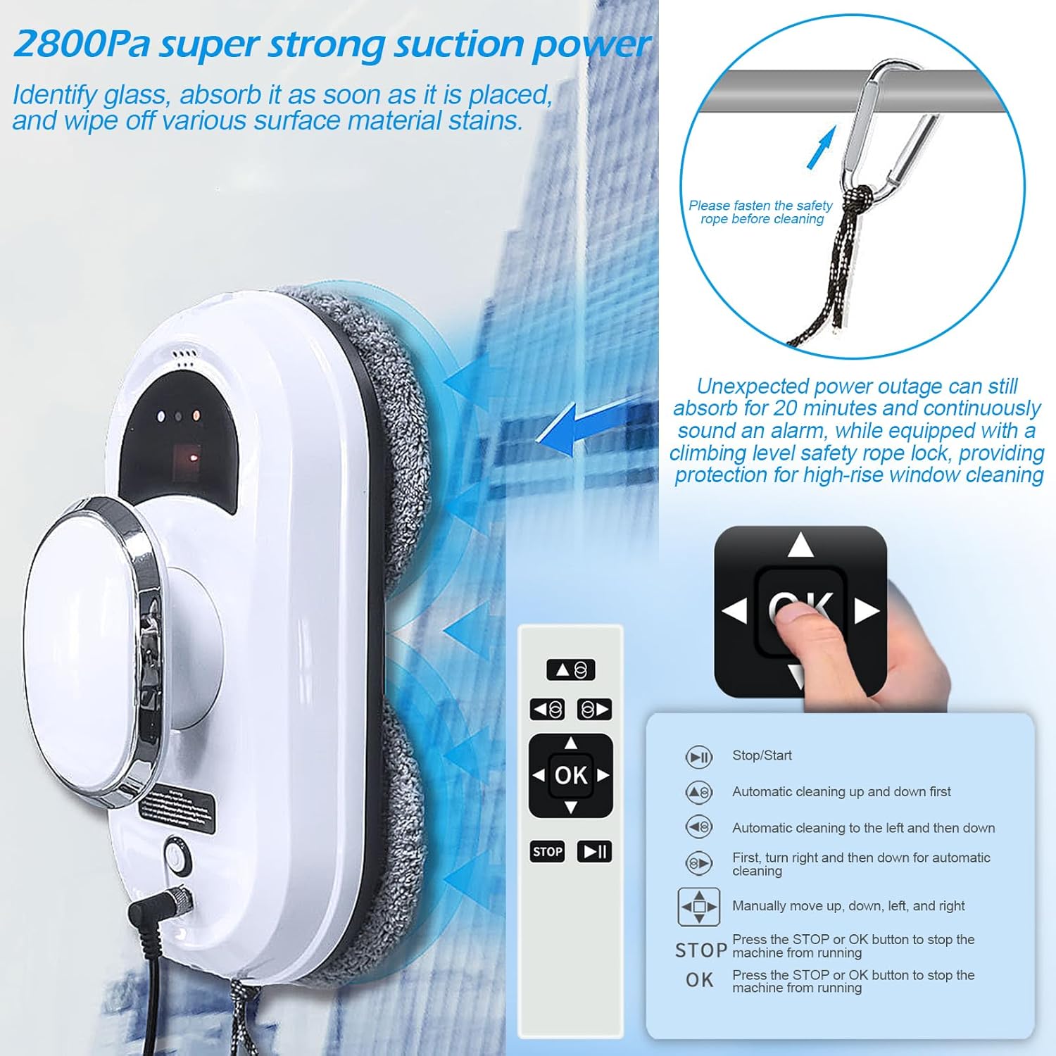 Ceiever Robot Lavavetri Elettrico con Telecomando - immagine 3