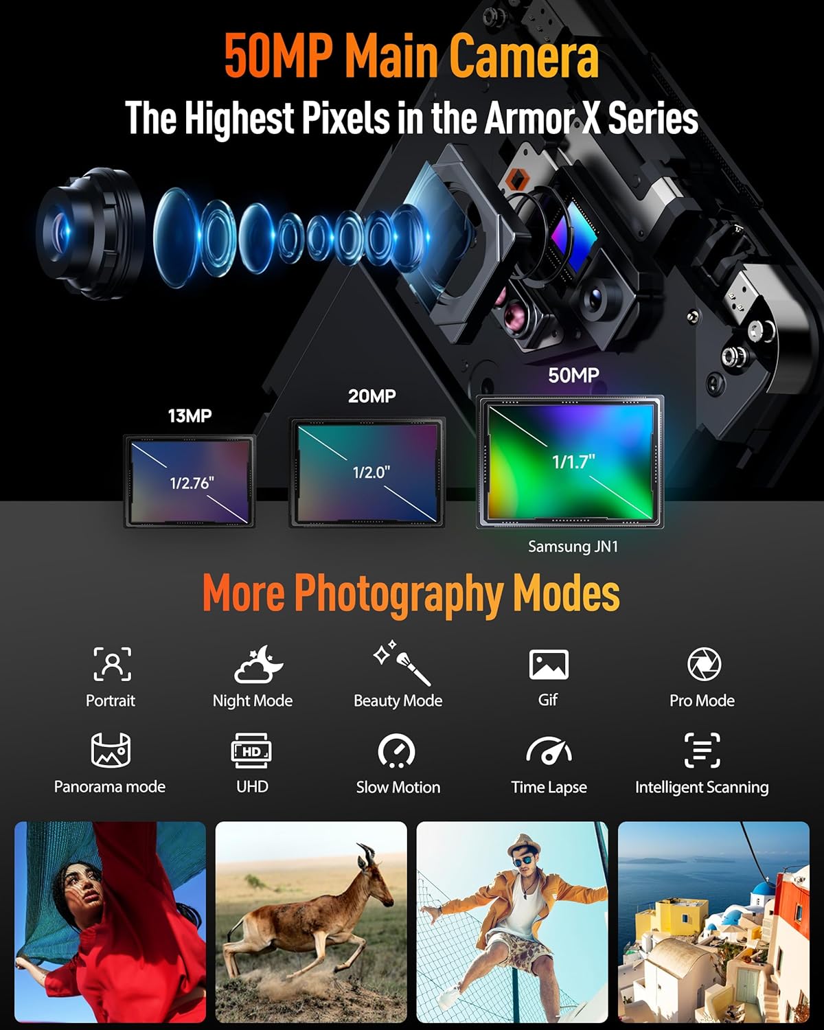 Ulefone Armor X13 - Smartphone Android 13 Infrangibile - immagine 3