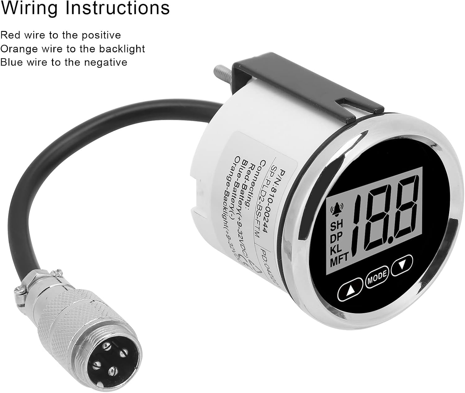 Akozon Profondimetro Marino 52 Mm/2 Pollici 100 M - immagine 2