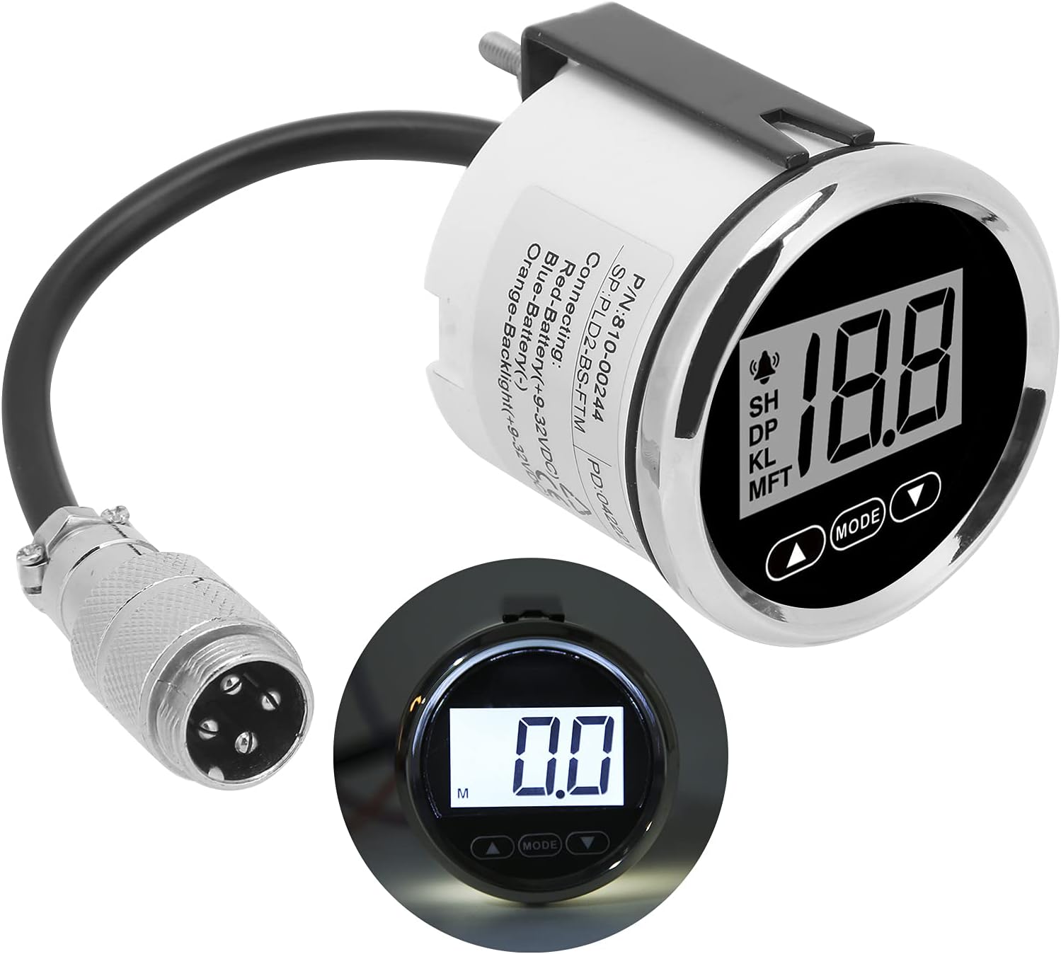 Akozon Profondimetro Marino 52 Mm/2 Pollici 100 M - immagine 7