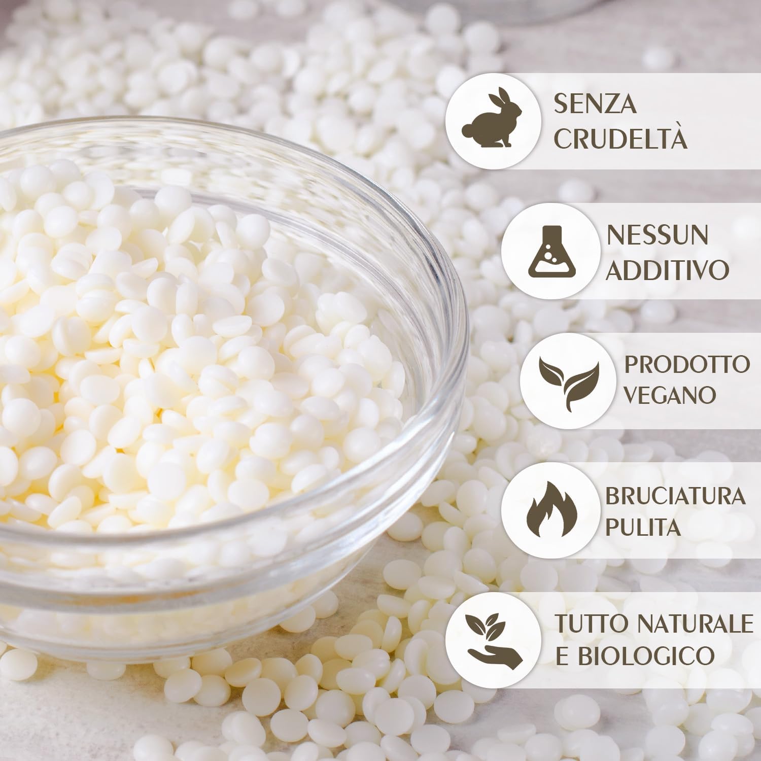 Waxcanpy Cera di Soia per Candele Fai da Te 1.8kg - immagine 3