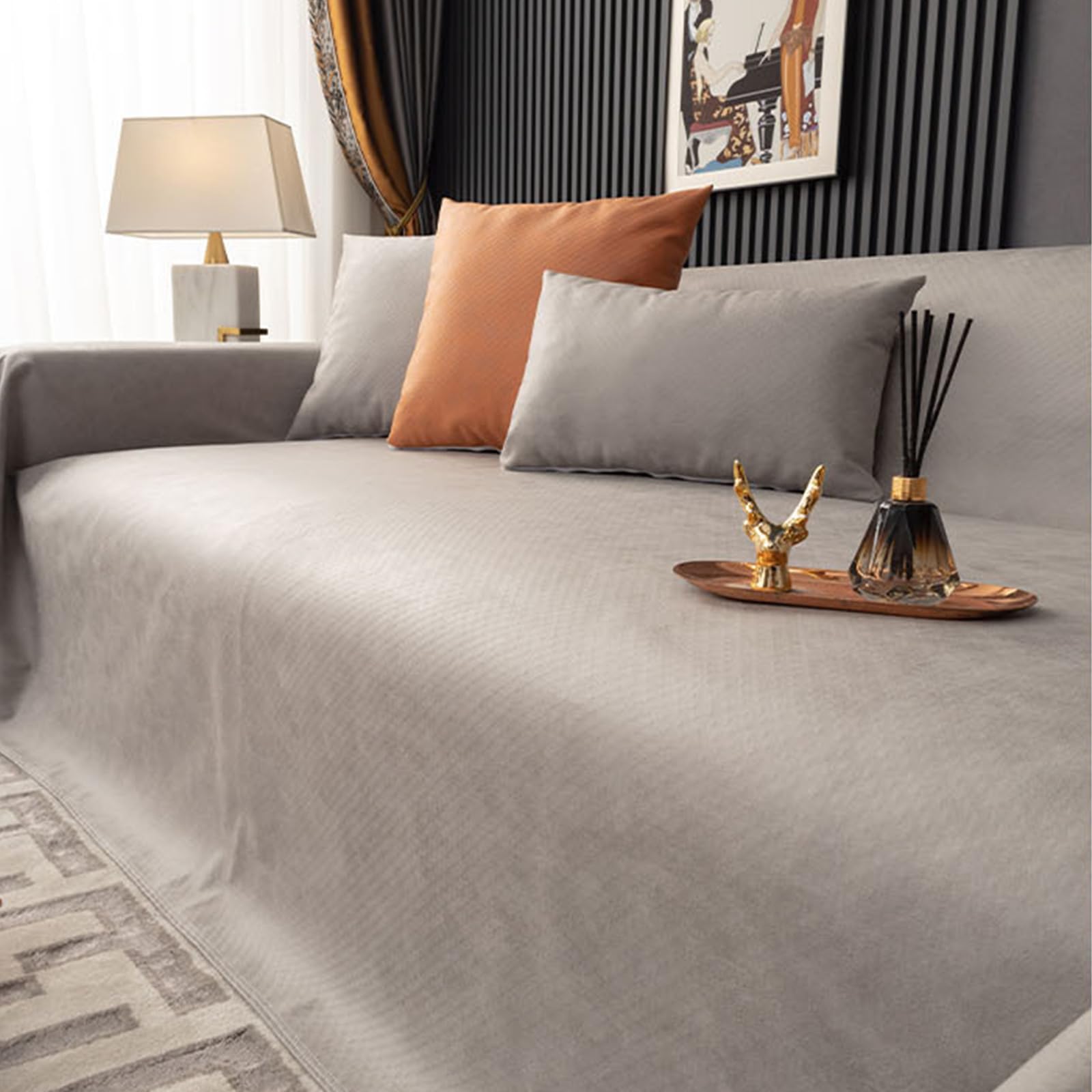 VanderHOME Copridivano Impermeabile Antiscivolo 210x230cm